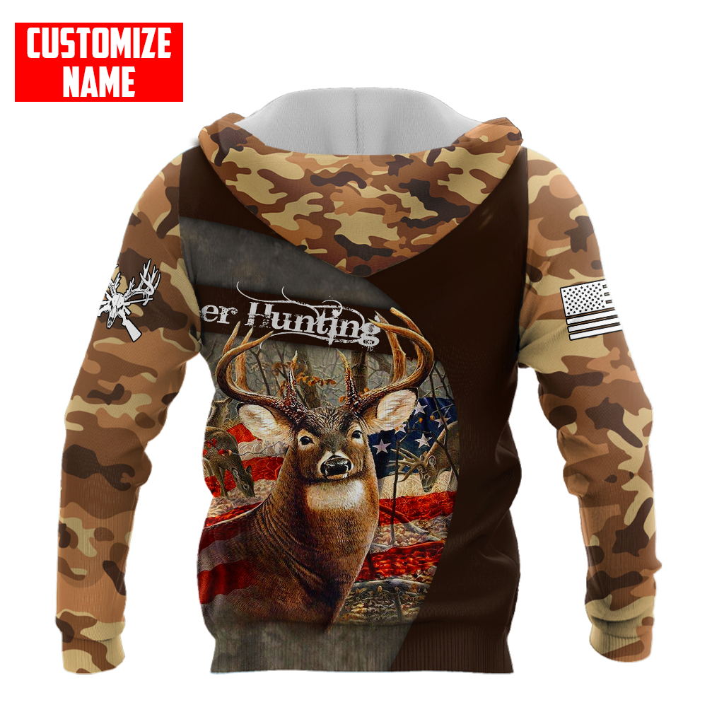 Customized Name Hunting Season 3D All Over Printed Unisex Shirts