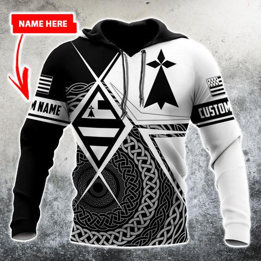 Premium Personalized 3D Printed Bretagne Shirts MEI