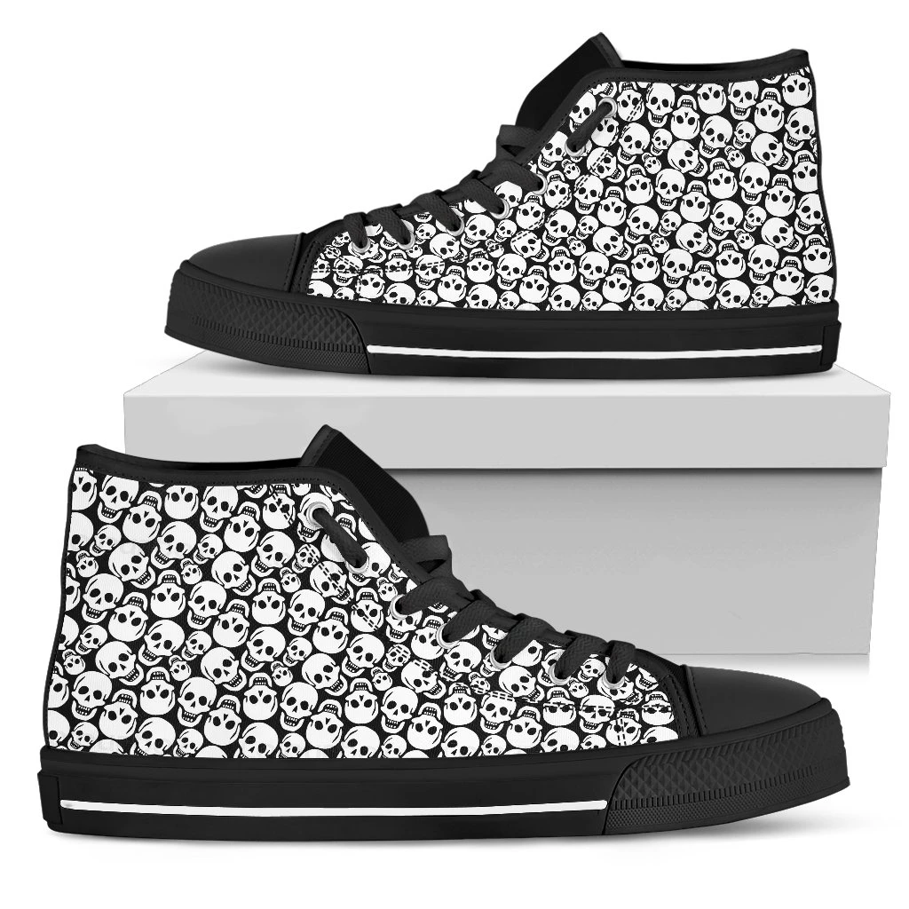 Cute skulls high top PL18032002-PL8386-Women's high top-EU36 (US5.5)-Vibe Cosy™