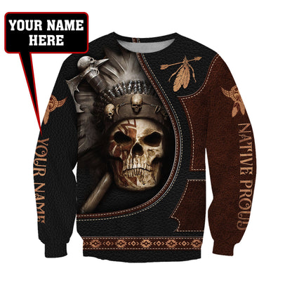 Customize Name Native American 3D All Over Printed Unisex Shirt