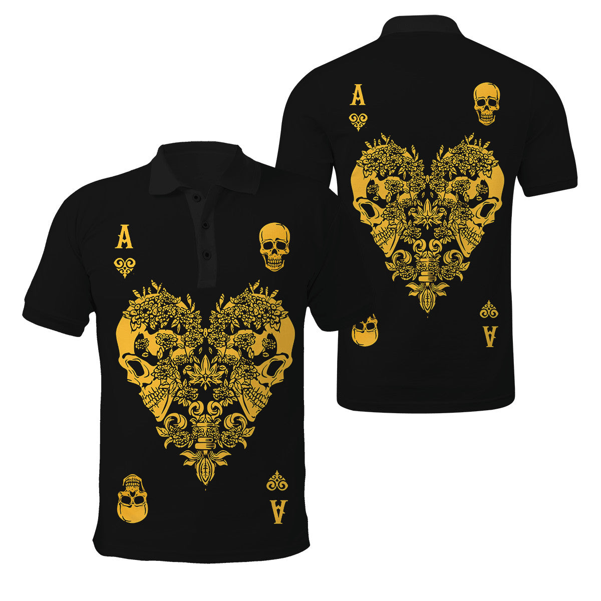 Ace Heart 3D All Over Printed Unisex Shirts