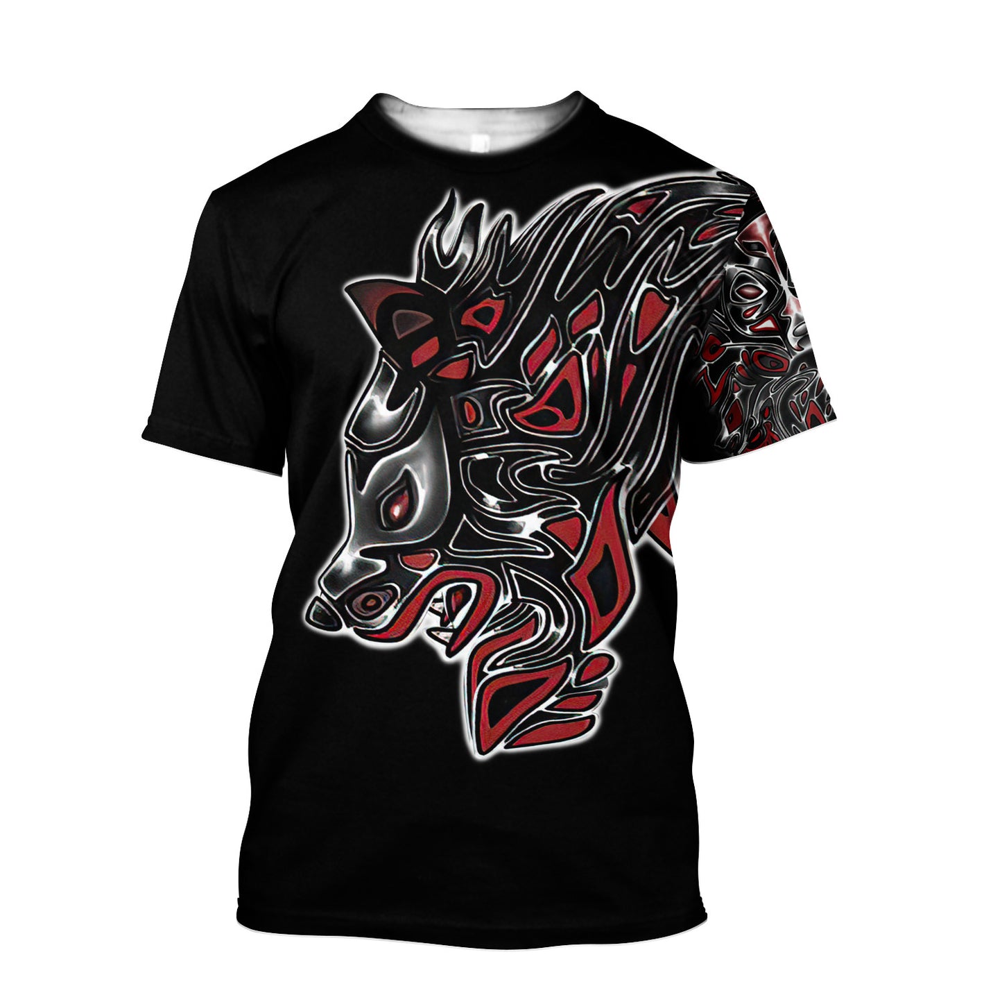 Wolf Tattoo 3D All Over Printed Unisex Shirts No 01