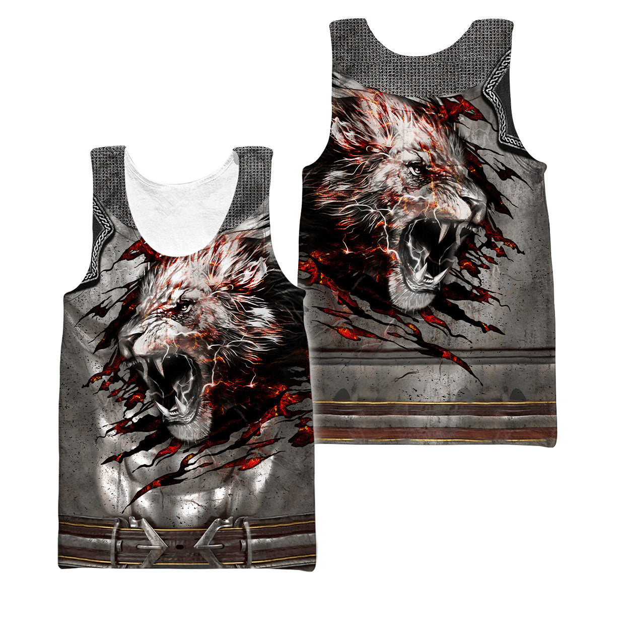 Amor Lion Tattoo 3D All Over Printed Unisex Shirt