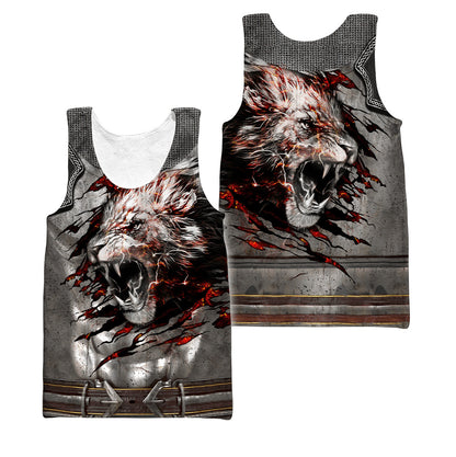 Amor Lion Tattoo 3D All Over Printed Unisex Shirt