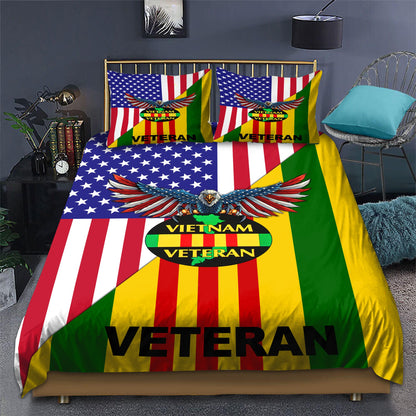 Viet Nam Veteran 3D All Over Printed Bedding Set