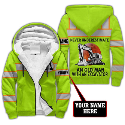Excavator 3D All Over Printed Unisex Shirt