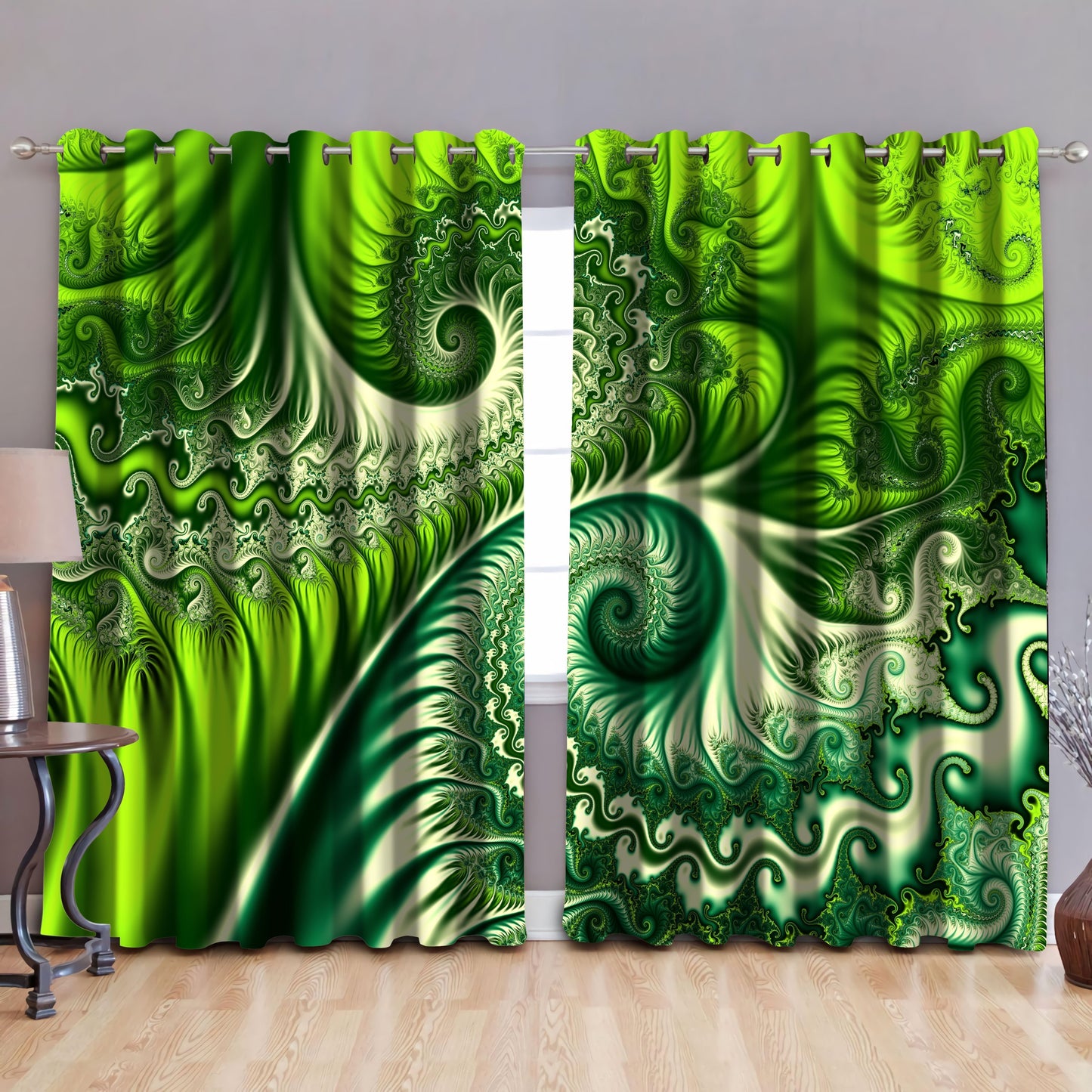 Premium Koru Fern Window Curtains
