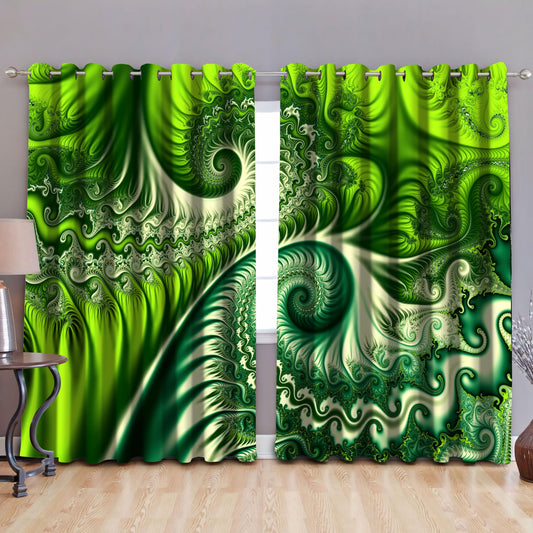 Premium Koru Fern Window Curtains