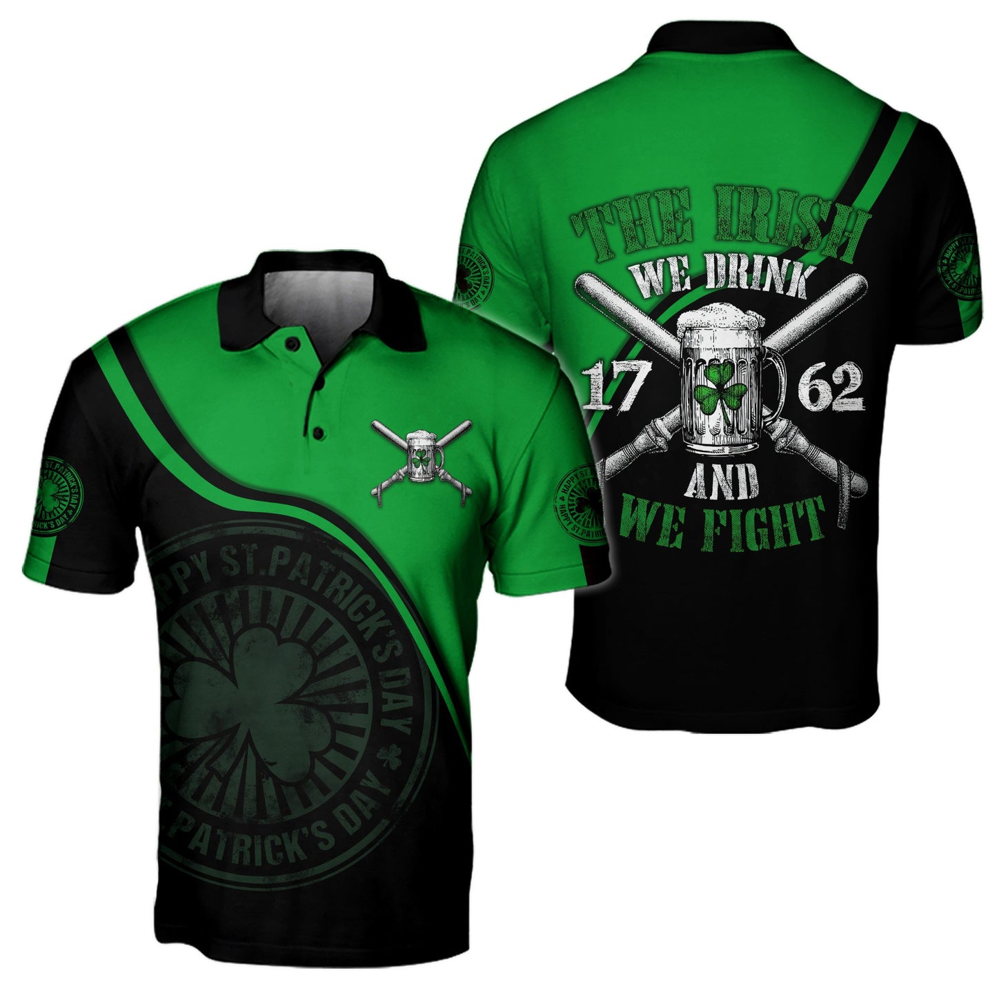 Irish Saint Patrick Day 3D All Over Printed Unisex Shirt