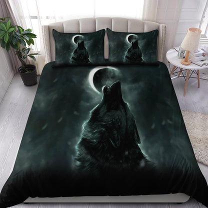 Wolf 3D All Over Printed Bedding Set