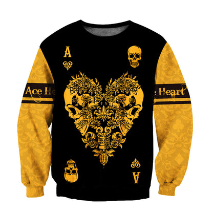 Ace Heart 3D All Over Printed Unisex Shirts