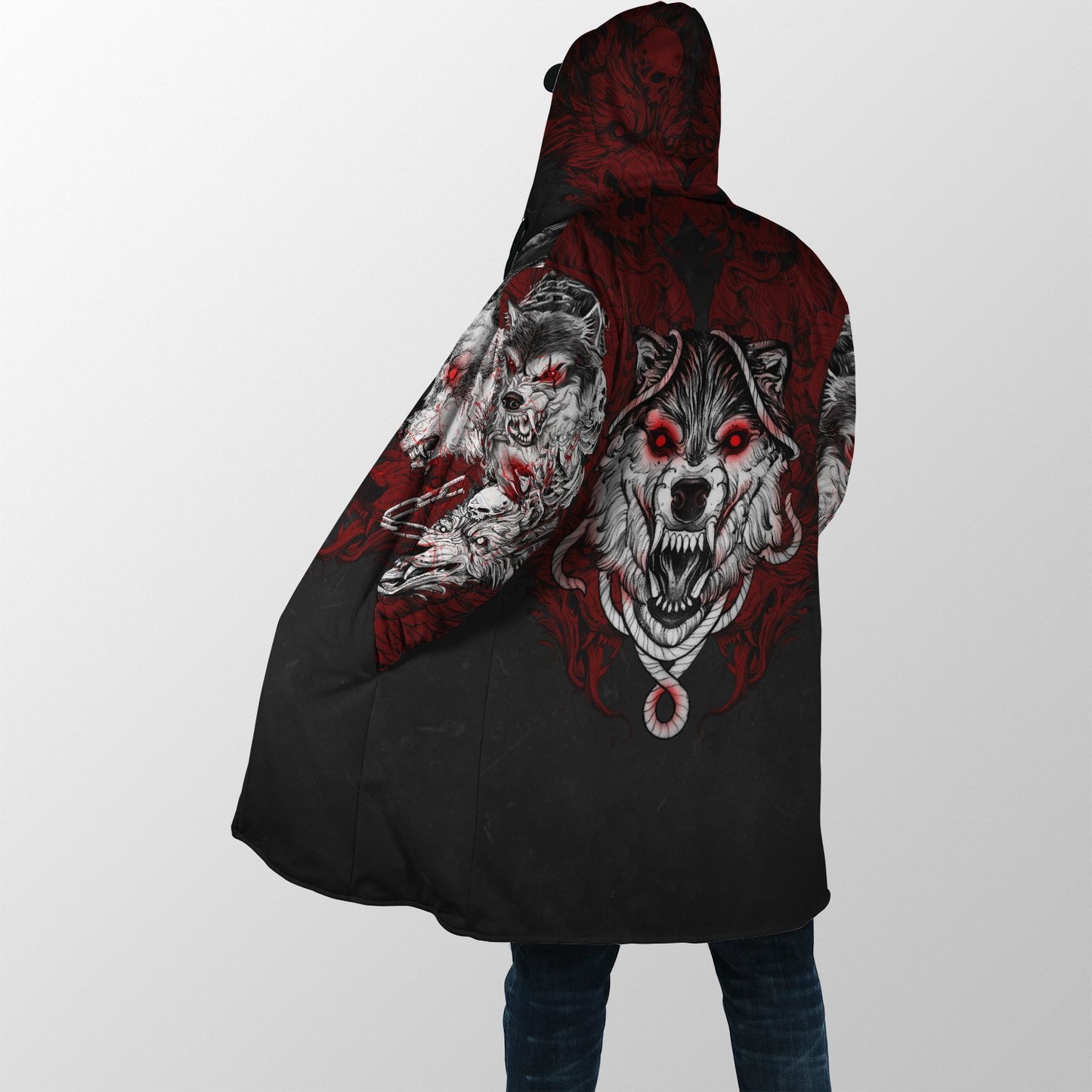 Wolf Tattoo 3D All Over Printed Unisex Shirt No 05