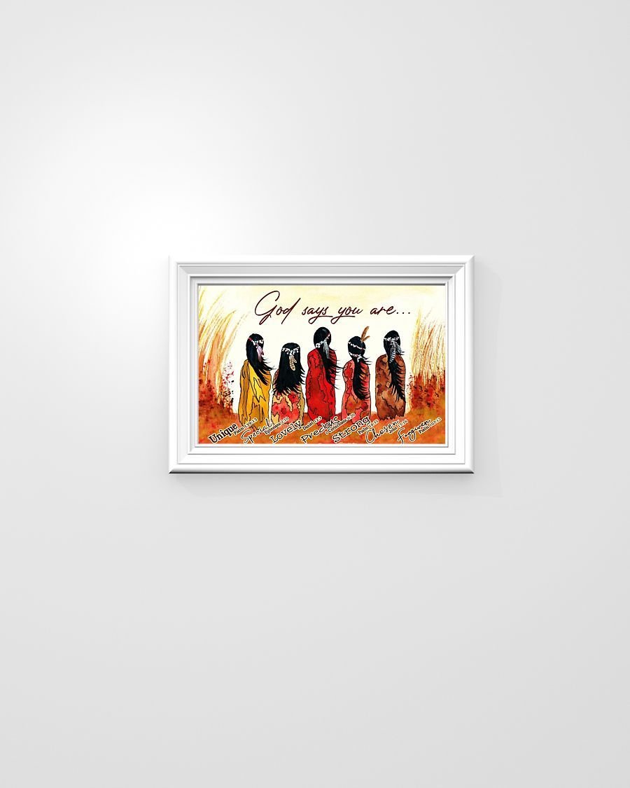 Native American 3D All Over Printed Canvas Poster
