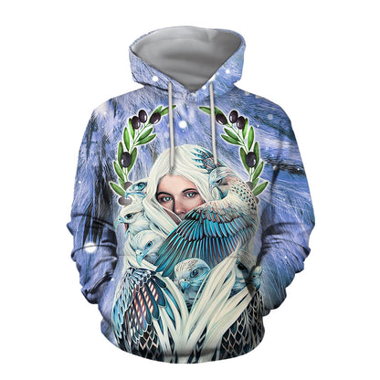 Premium Athena Goddess of Wisdom and War 3D All Over Printed Shirts