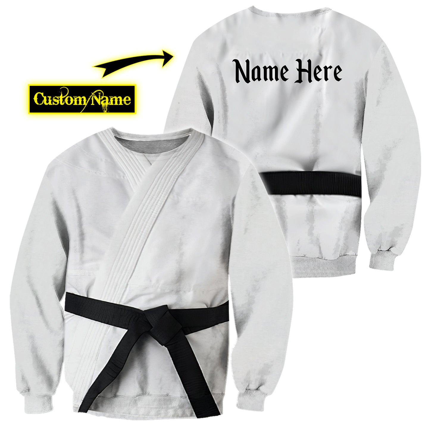 Custom Name Karate 3D All Over Printed Unisex Shirt