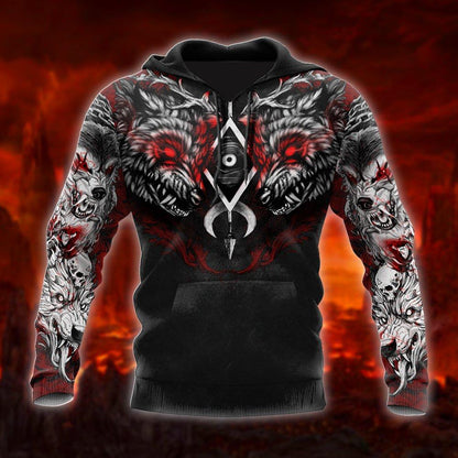 Wolf 3D All Over Printed Unisex Shirt