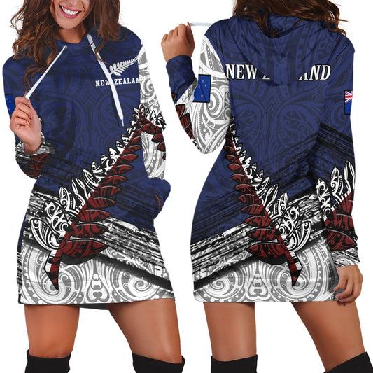 New Zealand Special Hoodie Dress A02-Apparel-HD09-Hoodie Dress-S-Vibe Cosy™
