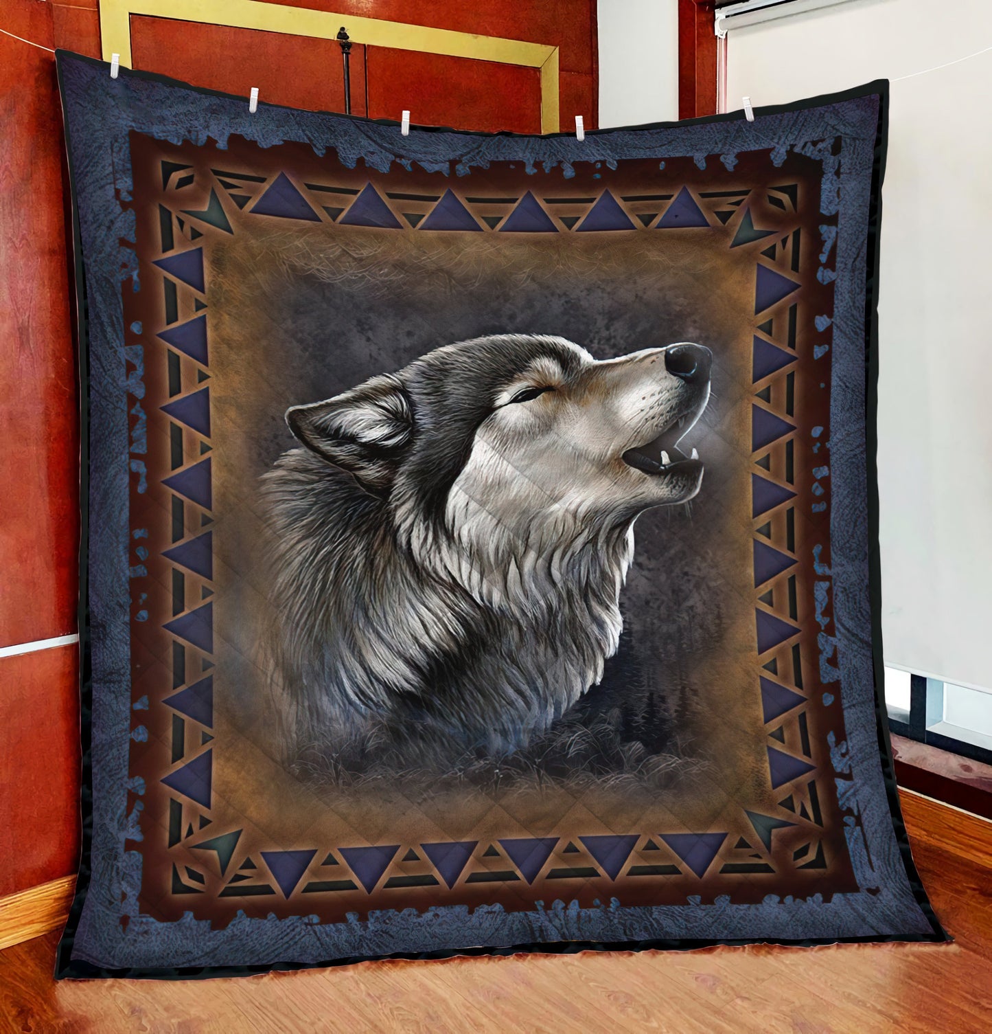 Wolf 3D All Over Printed Blanket