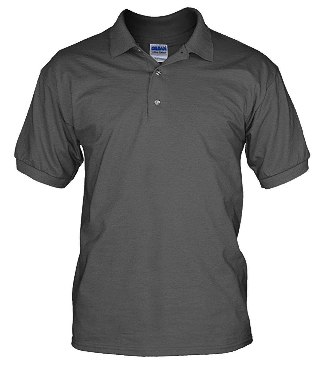 Australia in My Heart Polo T-Shirt - BN04-POLO T-SHIRTS-HP Arts-Charcoal-M-Men's Polo-Vibe Cosy™