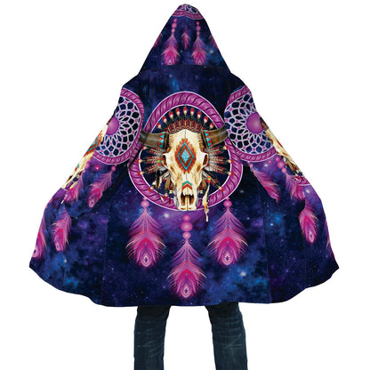 Native American 3D All Over Printed Unisex Zip Cloak