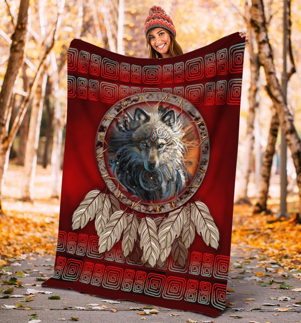 Wolf 3D All Over Printed Blanket