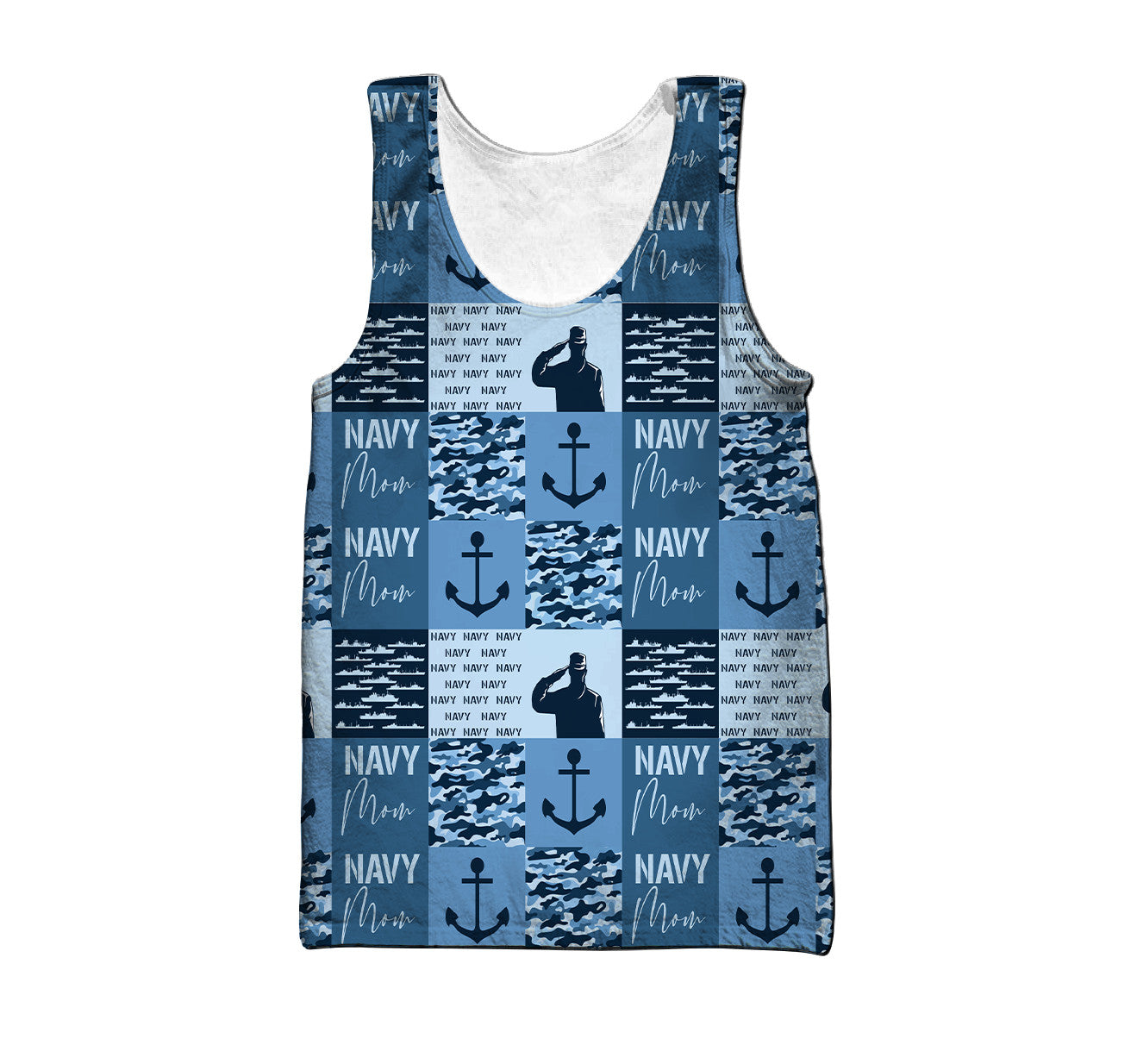 Navy Mom 3D All Over Printed Unisex Shirts