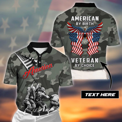 Customized Name American 3D All Over Printed Unisex Shirts