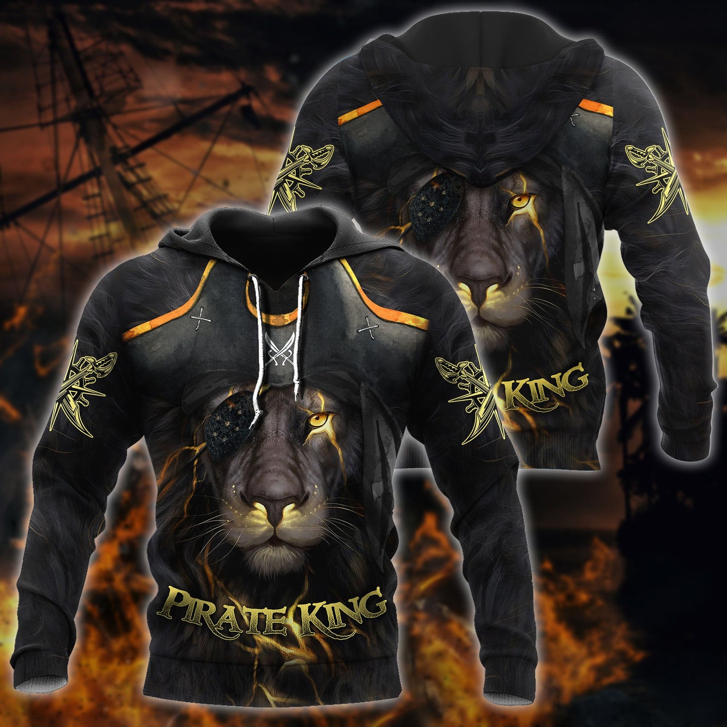 Pirate 3D All Over Printed Unisex Shirts