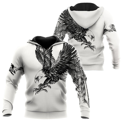 Eagle Tatoo Hoodie 3D All Over Printed Shirts For Men Pi15072003-HUM