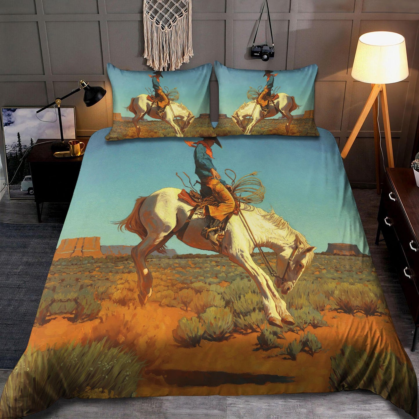 Cowboy Style Bedding Set DQB07312001-TQH-BEDDING SETS-TQH-Twin-Vibe Cosy™