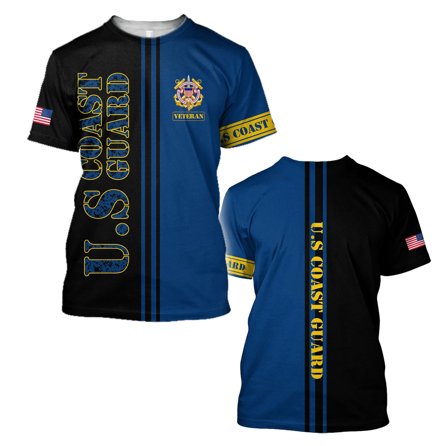 US Coast Guard 3D All Over Printed Unisex Shirts