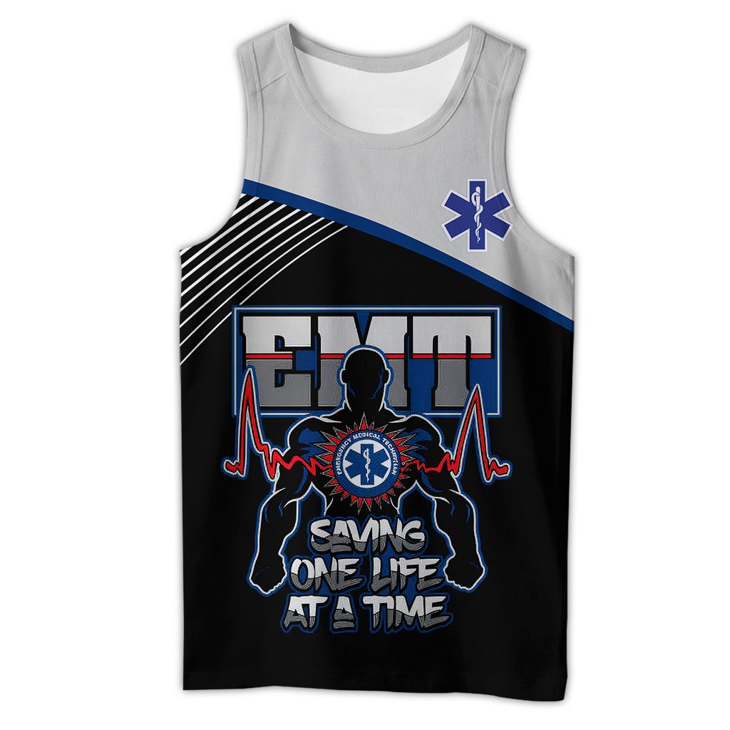EMT 3d hoodie shirt for men and women HG33007-Apparel-HG-Men's tank top-S-Vibe Cosy™