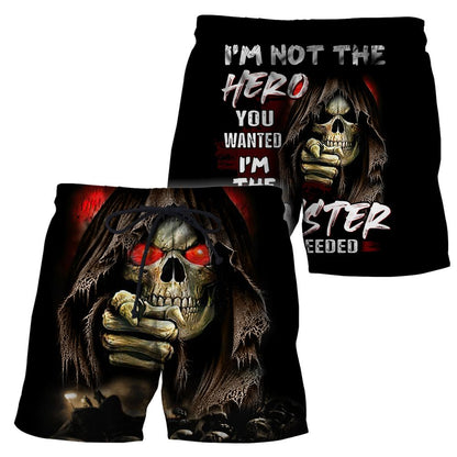 Skull I'm Not The Hero You Wanted 3D All Over Printed Hoodie VP12092002
