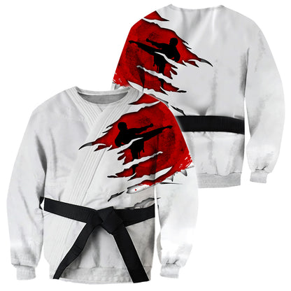 Karate Tattoo 3D All Over Printed Unisex Shirts