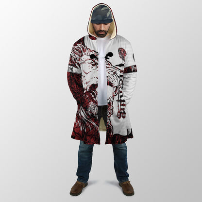The King Lion Tattoo Over Printed Hoodie TP