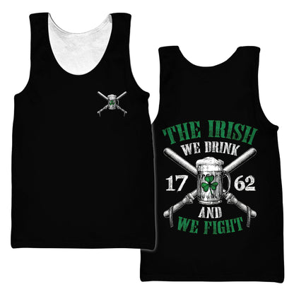 Irish Saint Patrick Day 3D All Over Printed Unisex Shirt