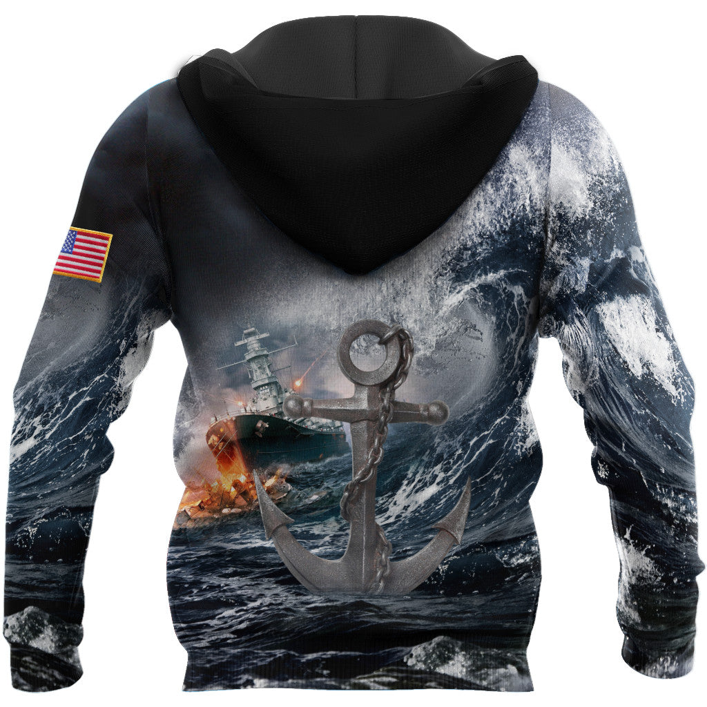 US Navy Veteran 3D All Over Printed Unisex Shirts
