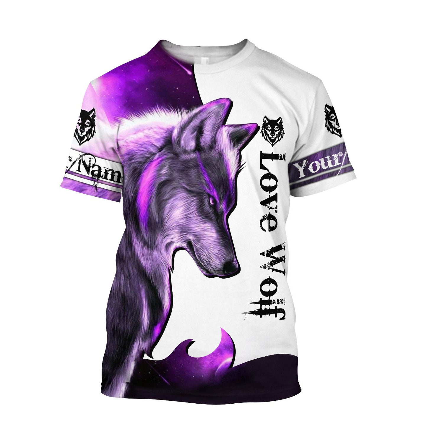 Wolf 3D All Over Printed Unisex Shirt