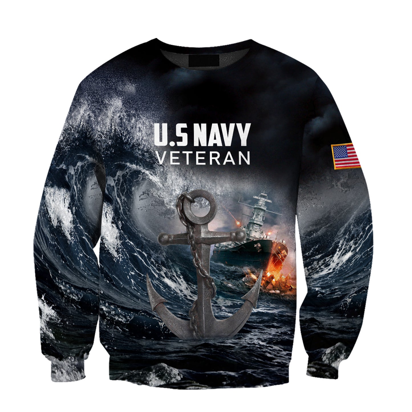 US Navy Veteran 3D All Over Printed Unisex Shirts