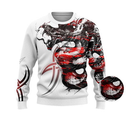 Snake Tattoo 3D All Over Printed Unisex Shirt