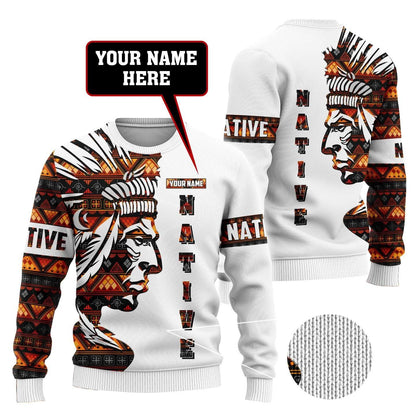 Customize Name Native American 3D All Over Printed Unisex Shirts