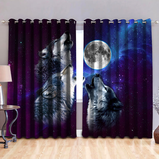 Wolf Window Curtains