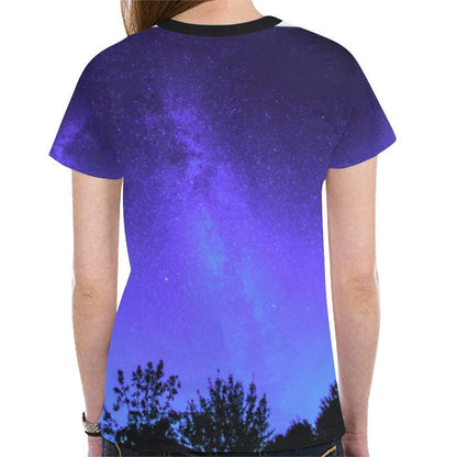 Viking T-shirt - Fenrir In The Sky A6-NEW ALL OVER PRINT T-SHIRTS-HP Arts-XS-Men-Blue-Vibe Cosy™
