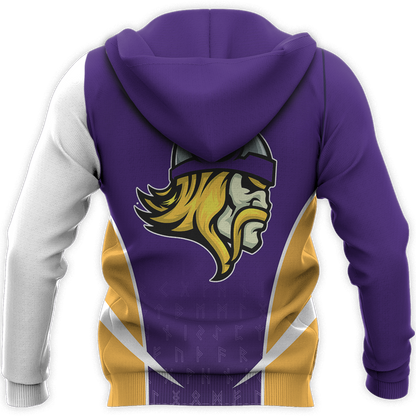 Vikings Active Hoodie-ALL OVER PRINT HOODIES-HP Arts-Hoodie-S-Vibe Cosy™