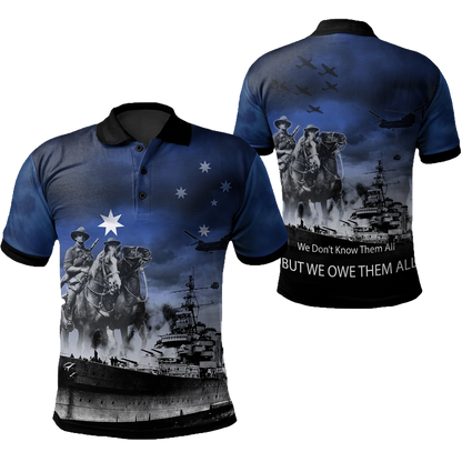 Premium Royal Navy Anzac Day 3D Printed Unisex Shirts TN