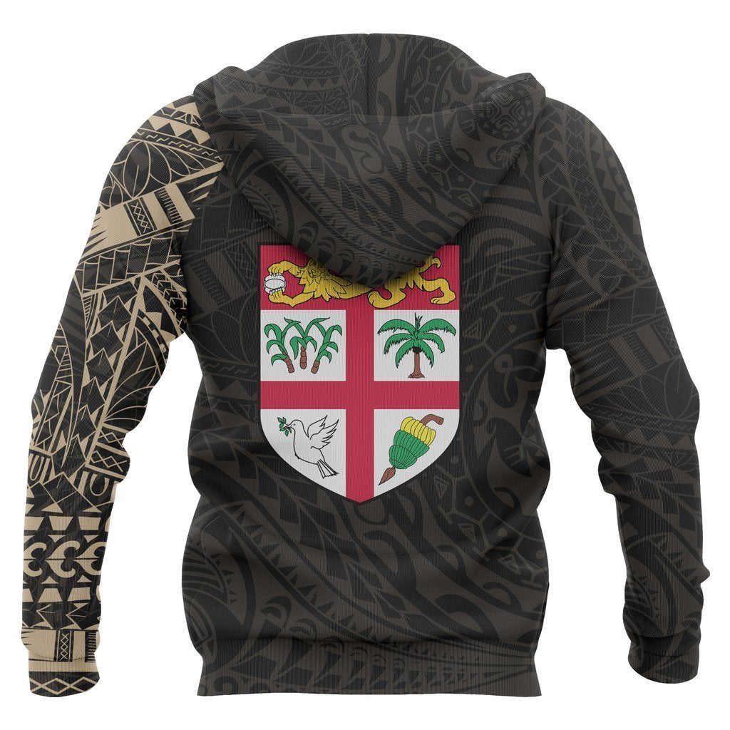 Fiji Polynesian Tattoo Style Hoodie A7-Apparel-Khanh Arts-Hoodie-S-Vibe Cosy™