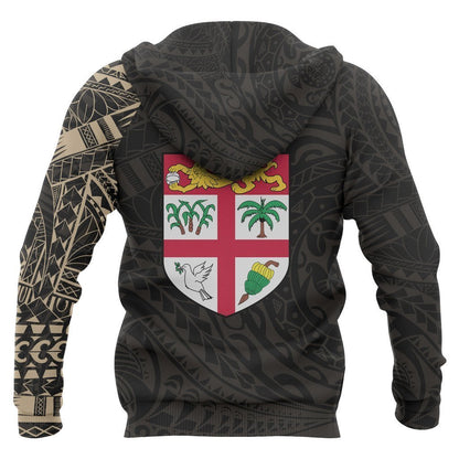 Fiji Polynesian Tattoo Style Hoodie A7-Apparel-Khanh Arts-Hoodie-S-Vibe Cosy™