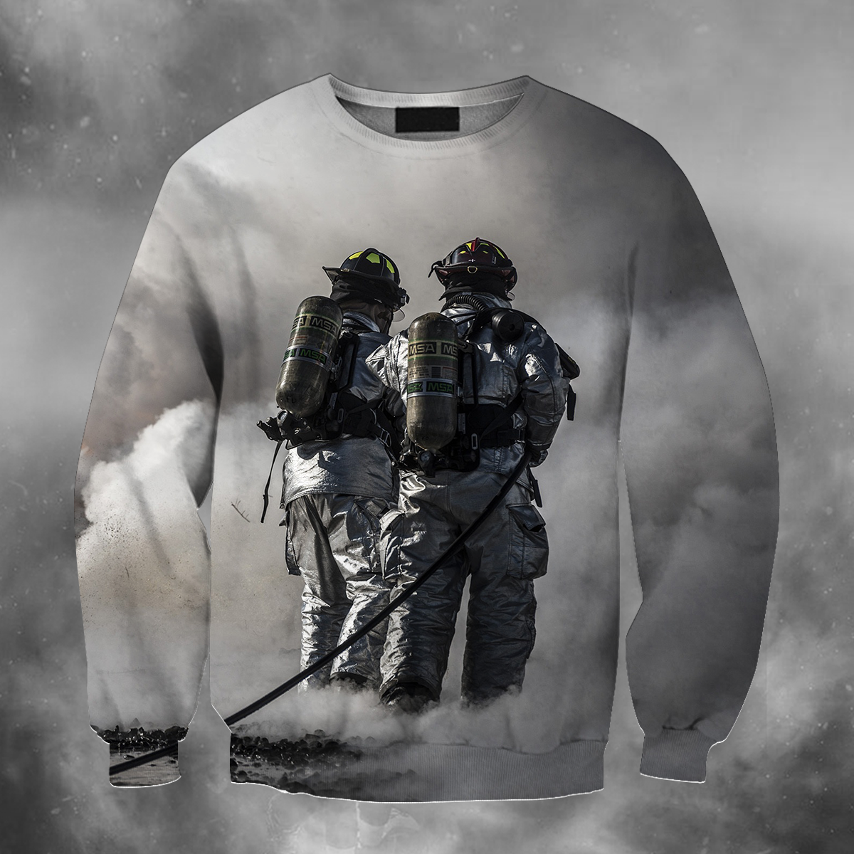 3D All Over Print Fireman-Apparel-PHLong-Sweatshirt-S-Vibe Cosy™