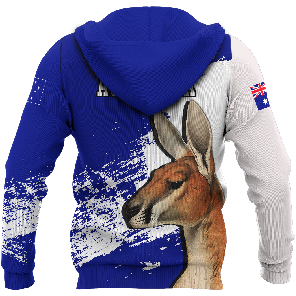 Australia Hoodie Kangaroo Painting-Apparel-HD09-Hoodie-S-Vibe Cosy™