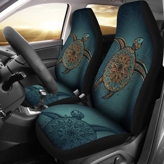 Turtle Car Seat Covers 02 - AH-CAR SEAT COVERS-Alohawaii-Car Seat Covers-Universal Fit-White-Vibe Cosy™